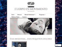 Tablet Screenshot of cuerpoenmovimiento.com